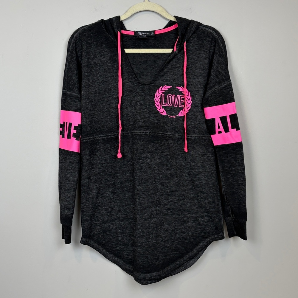 MISS‎ CHIEVOUS LS hooded top / size S